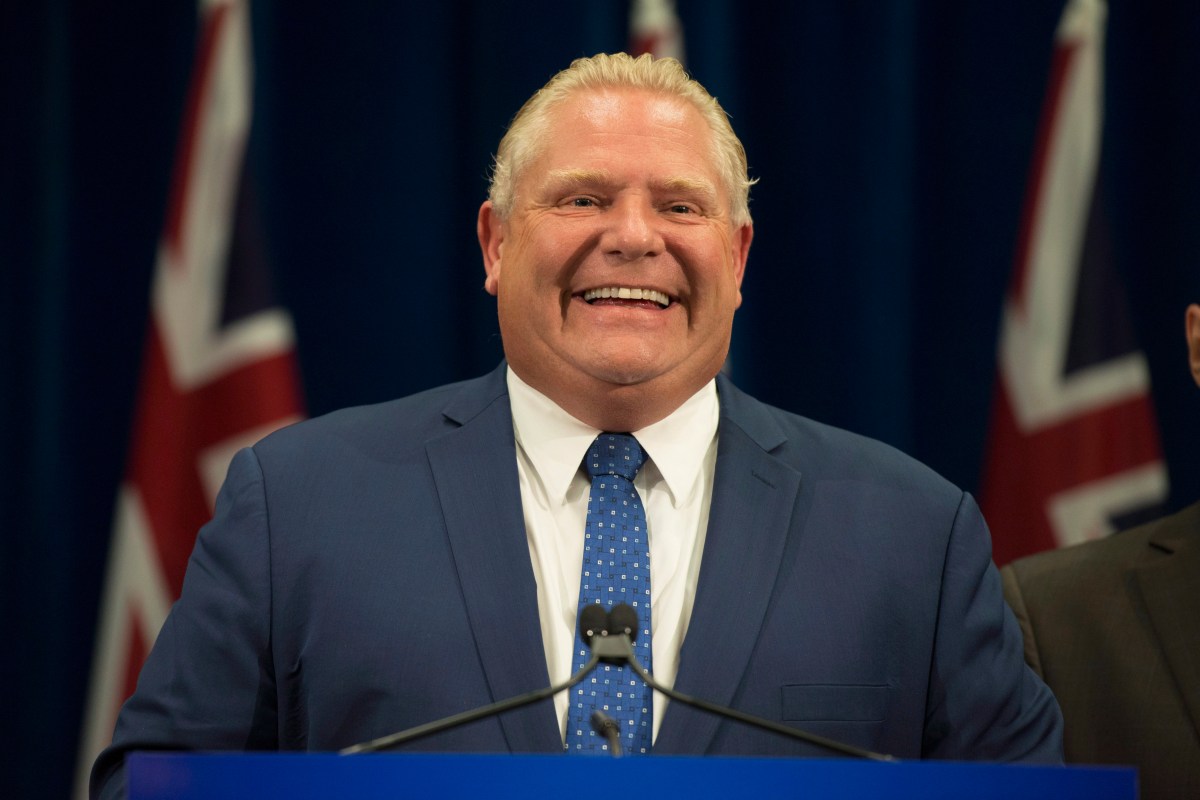 'This head's like limestone': Ontario Premier Doug Ford unhurt after